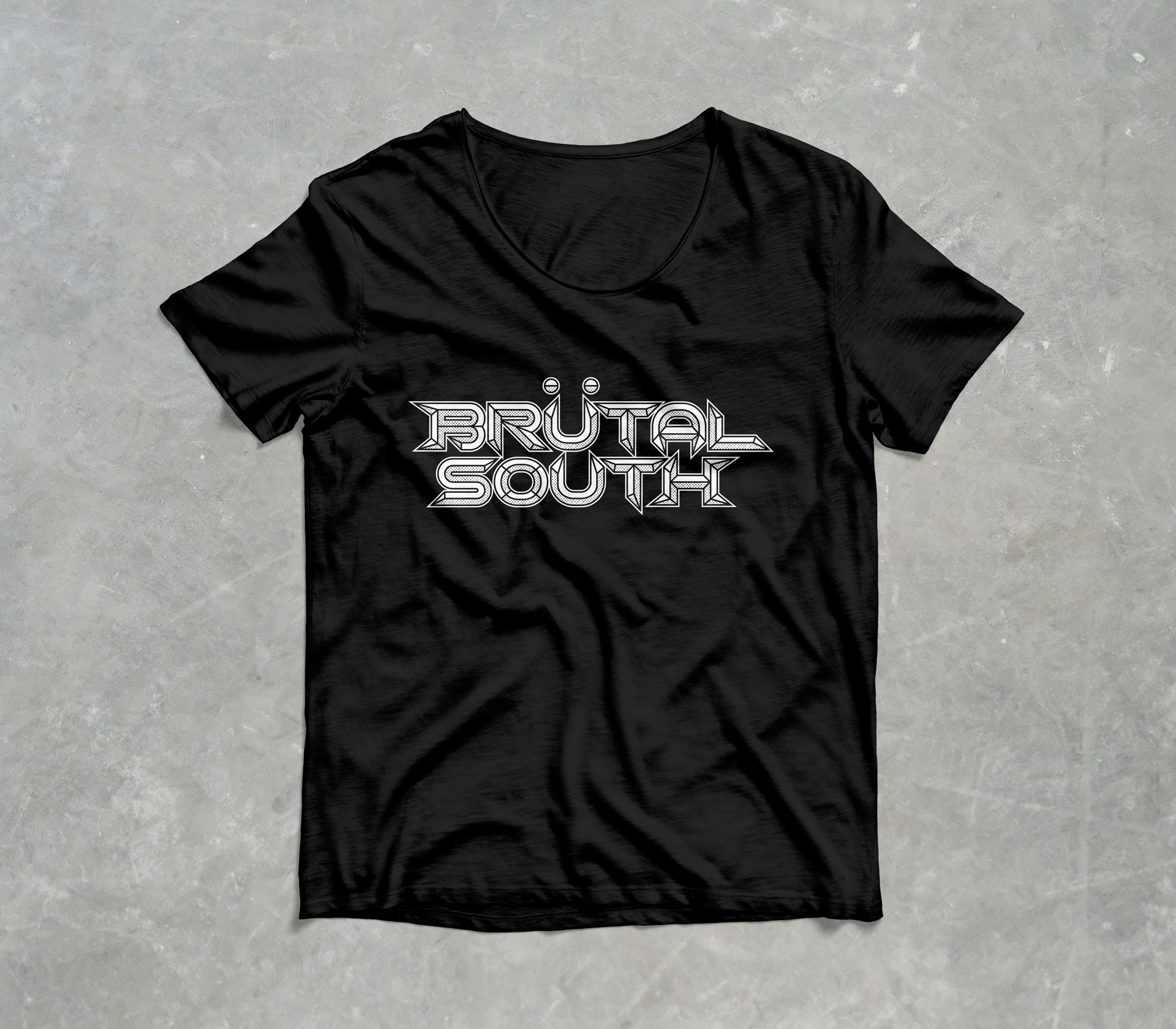 Brutal South t-shirt mockup