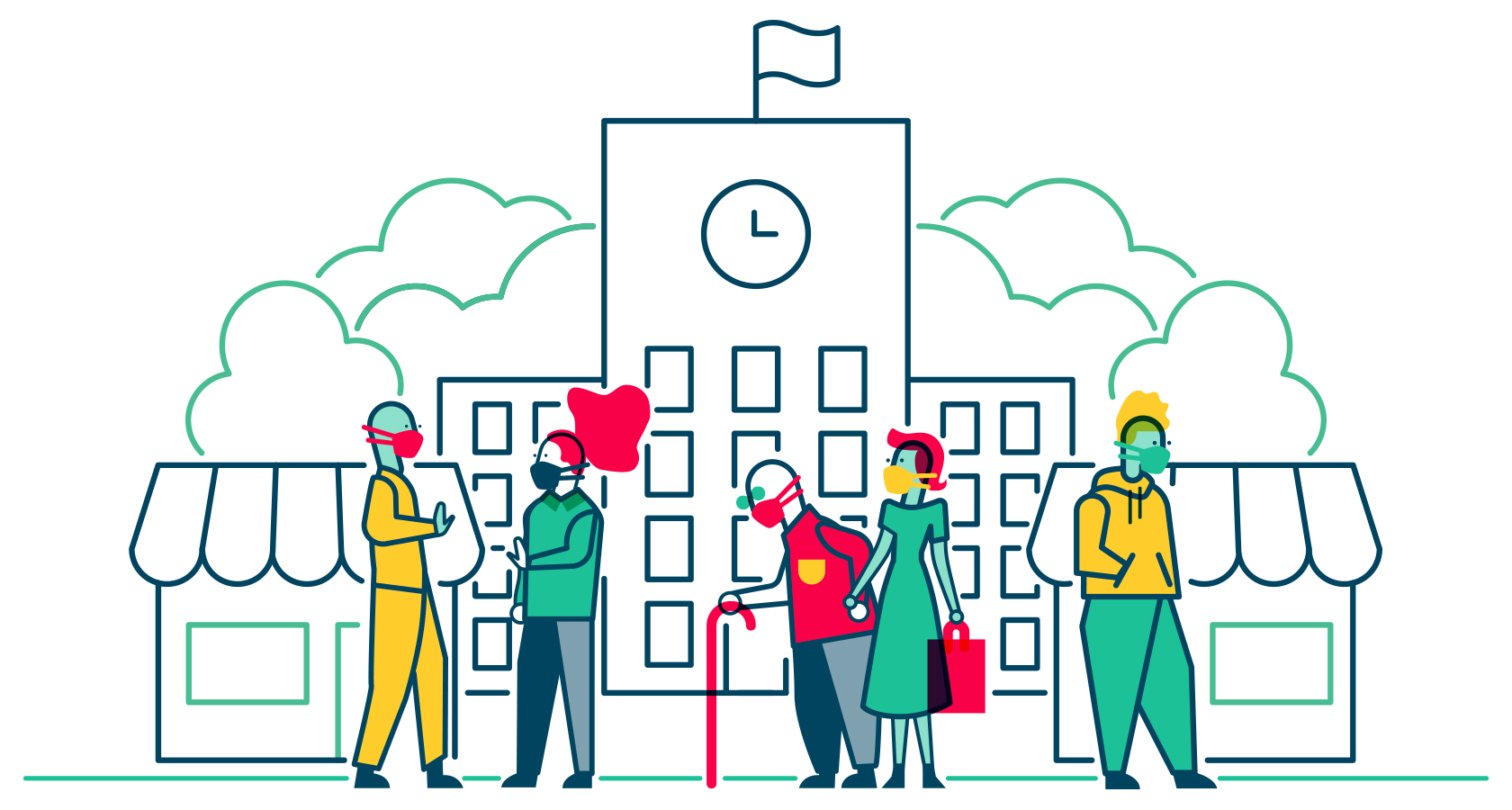 Contakt World Illustration: Businesses & Institutions