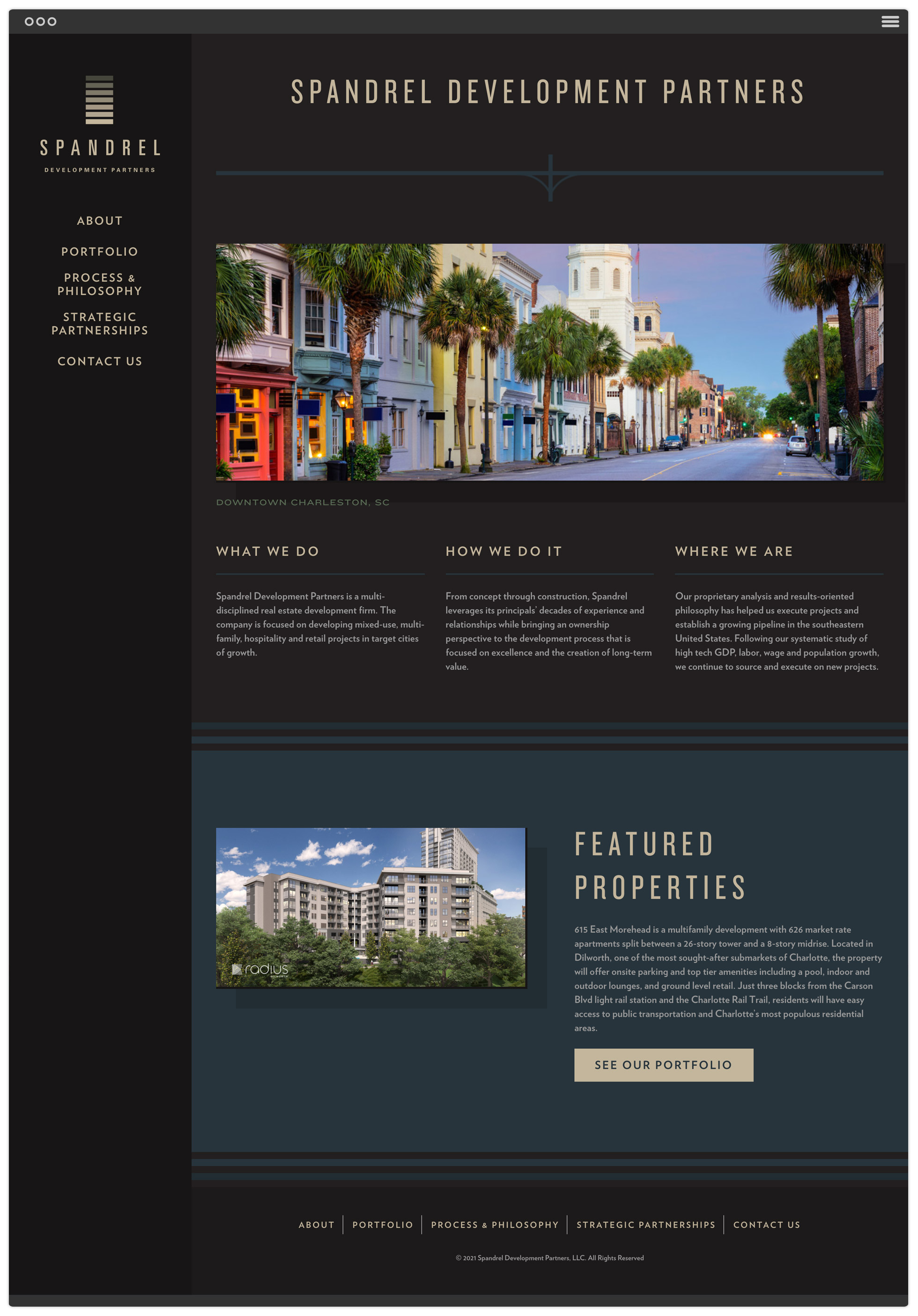 Spandrel Development Partners Homepage